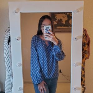 NEW BEACHLUNCHLOUNGE Louisa Athens Blue Blouse